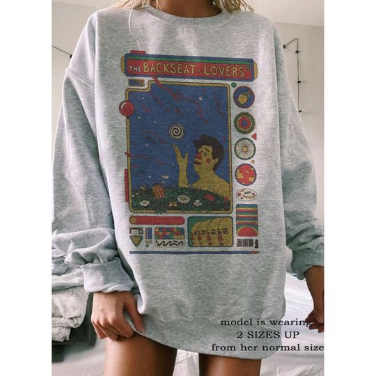 Discover The Retro Wave The Backseat Lovers Sweatshirt , Vintage The Backseat Lovers Sweatshirt