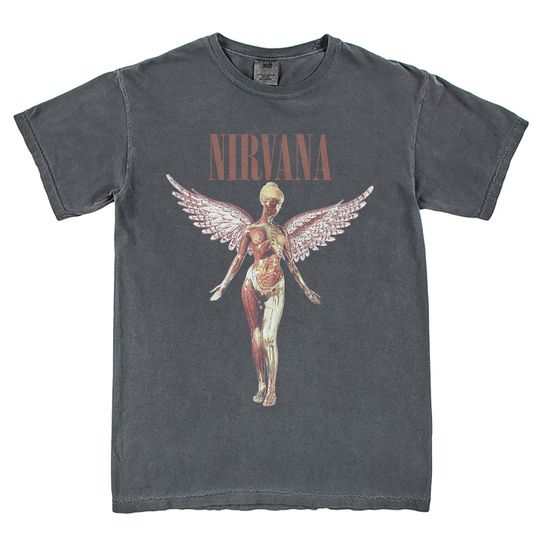 New Rare Nirvana In Utero Retro Unisex T-Shirt Vintage Style