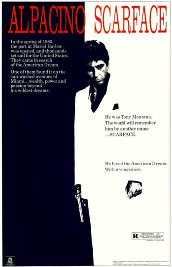 Scarface Movie Sheet Poster
