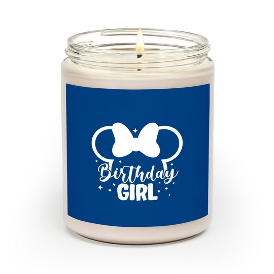 Disney Birthday Girl Scented Candles, Minnie Mouse Ears Scented Candles