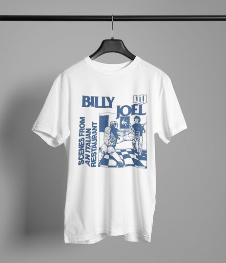 Billy Joel Vintage Retro T-Shirt, Billy Joel Shirt, Billy Joel Tour Shirt, Music Tee, Graphic Tee, Band Concert