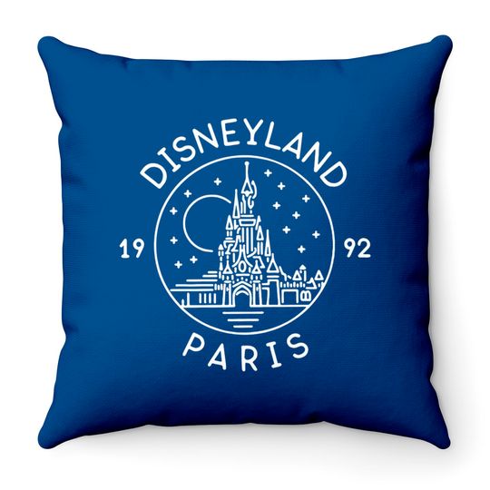 Disneyland Paris Throw Pillows