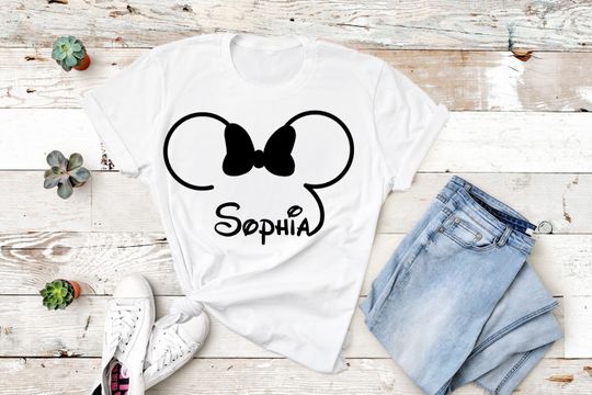 Personalized Disney Trip T-Shirt, Customizable Disneyland Trip Shirt, Minnie Mickey Family Disney Tees, Disney 2023 T-shirts