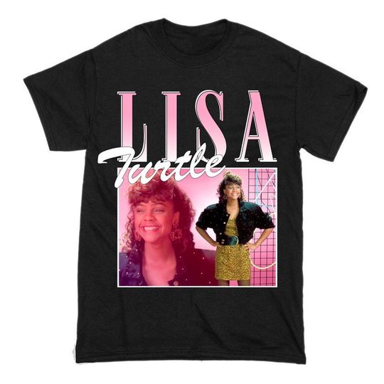 Lisa Turtle Saved By The Bell Short Sleeve Famous Shirt Men and Women Softstyle T-Shirt