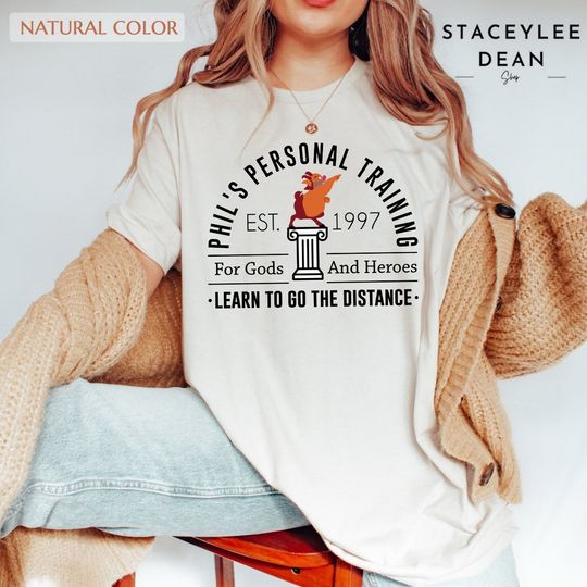 Disney Hercules Phil's Personal Training T Shirt