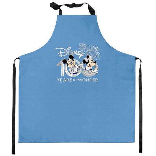 Disney 100 Years Of Wonder Kitchen Aprons, Disney 100th Anniversary Kitchen Aprons