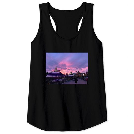 Paris Castle Pink - Disneyland Paris - Tank Tops