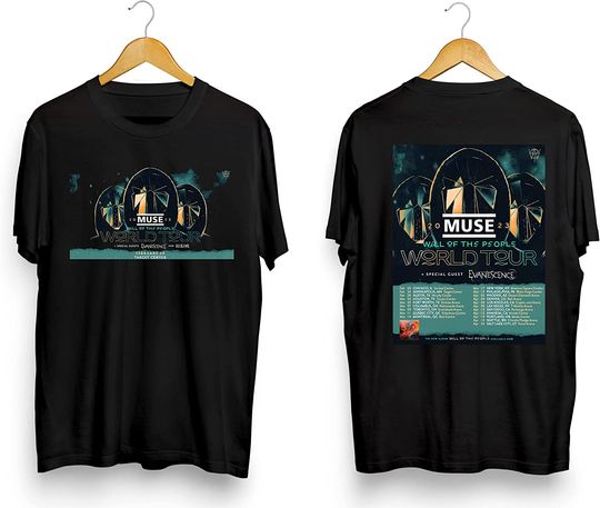 Muse and Evanescence Teaming Up for North American Tour 2023 Shirt