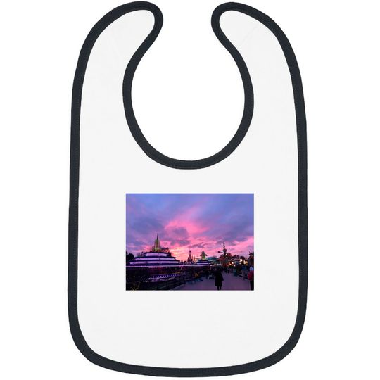 Paris Castle Pink - Disneyland Paris - Bibs