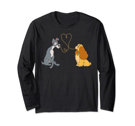 Disney Lady and The Tramp Bella Notte Long Sleeve Shirt