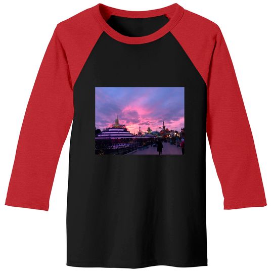 Paris Castle Pink - Disneyland Paris - Baseball Tees