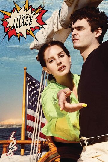 Lana Del Rey - Norman F Rockwell Album Cover Poster