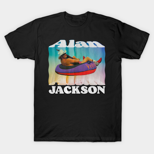 Alan Jackson, Vintage retro Fan Gift - Alan Jackson - T-Shirt