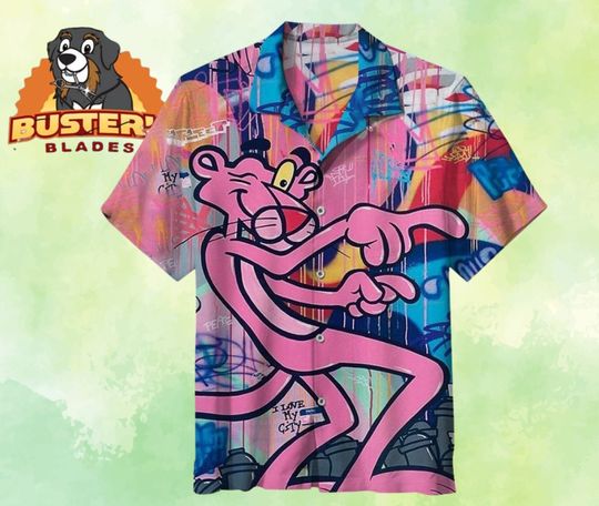 PINK PANTHER Happy Hawaiian Shirt, Unisex T Shirt