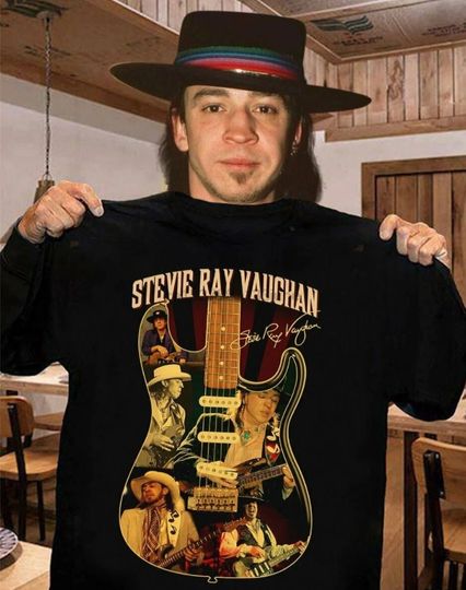 Stevie Ray Vaughan T-shirt, American Musician Shirt, Stevie Ray Vaughan Live Alive Tour T-Shirt