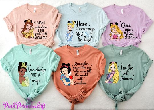 Disney Princess Shirt, Princess Quote Shirt, Team Princess Shirt, Disney Group Shirt, Disney Princess Birthday Shirt