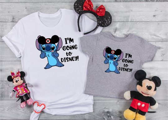 Disney Stitch Shirt, Disney Vacation Shirt, Lilo and Stitch, Disney Matching Shirt, I'm Going To Disney Stitch Shirt