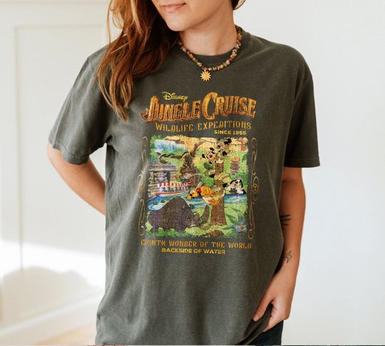 Discover Retro Disney Jungle Cruise Shirt | Mickey And Friends Jungle Cruise Vintage Shirt