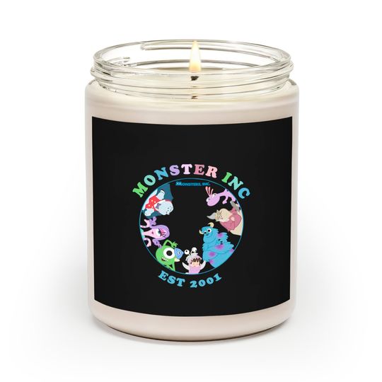 Monsters Inc Scented Candles, Disney comfort colors Scented Candles, Monsters University Scented Candles