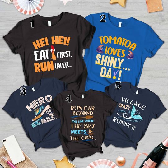 Moana Team Running Shirt Disney Half Marathon Shirt runDisney Costume Shirt