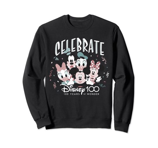 Disney 100 - Mickey Donald Goofy 100 Years Of Wonder Sweatshirt