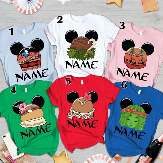 Moana Princess Shirt Moana Maui Shirt Disney Moana Shirt Disney Family Shirt