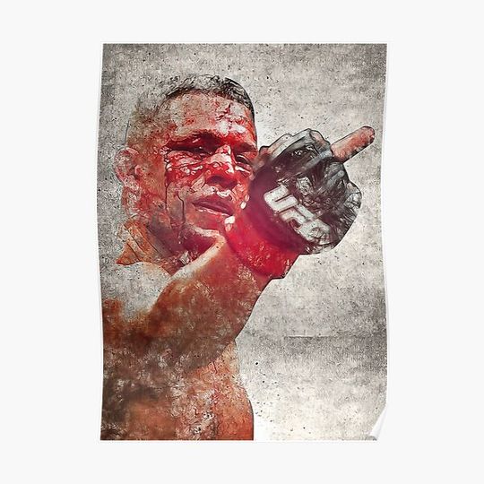 Nate Diaz Premium Matte Vertical Poster