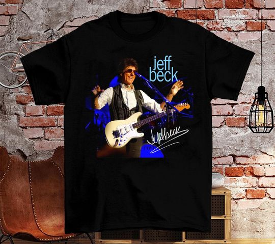 Vintage Jeff Beck guitarist shirt, Jeff Beck 1944 - 2023 shirt