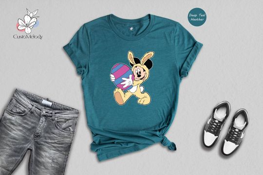 Mickey Easter Shirt, Mickey Mouse Shirt, Disney Easter Shirt, Egg Hunting Shirt