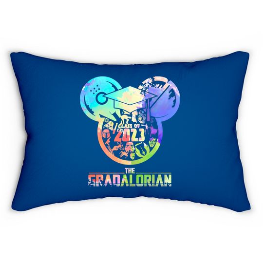 Disney Graduation Lumbar Pillows, Class of 2023, Disney Senior Lumbar Pillows, Mickey Ears Graduation Lumbar Pillows
