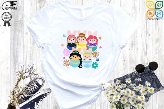 Princess Easter Eggs Shirt, Disney Easter Shirt, Princess Elsa, Snow White