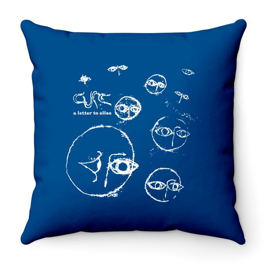 The Cure A Letter to Elise Throw Pillows