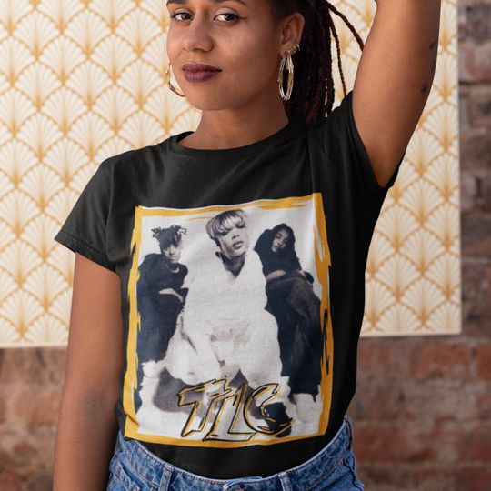 Exclusive TLC Tee | Rare Black White TLC Girl Group Shirt