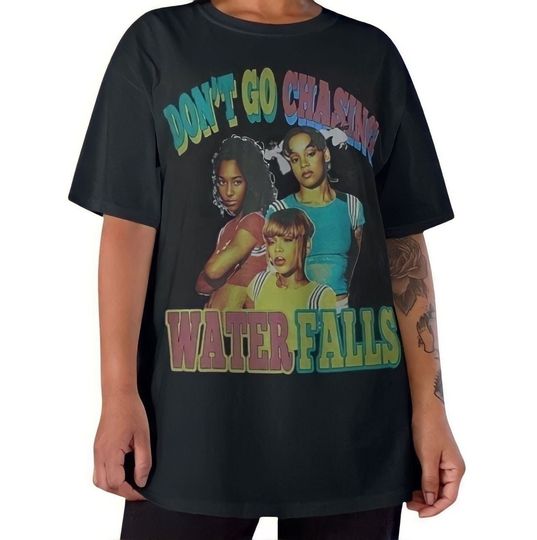 Vintage TLC Tshirt | TLC Graphic Tee | Dont Go Chasing Waterfalls Tshirt