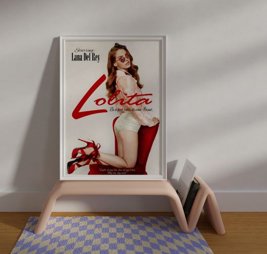 Discover Lolita Lana Del Rey Poster Art Decor, Funky Wall