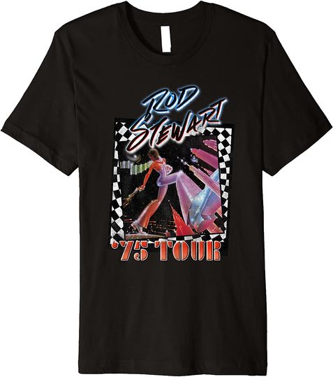 Rod Stewart 75 Tour Retro T-Shirt