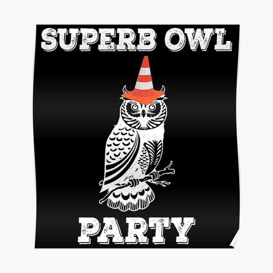 Superb Owl Party - What We Do in the Shadows Premium Matte Vertical Poster