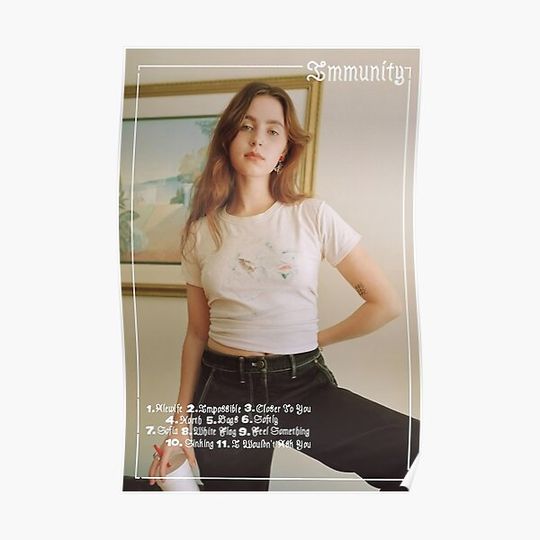 Discover Clairo Immunity Premium Matte Vertical Poster