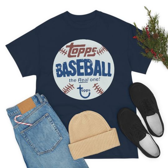 Discover Topps Baseball Vintage Style The Real One Tshirt, Topps Baseball Shirt