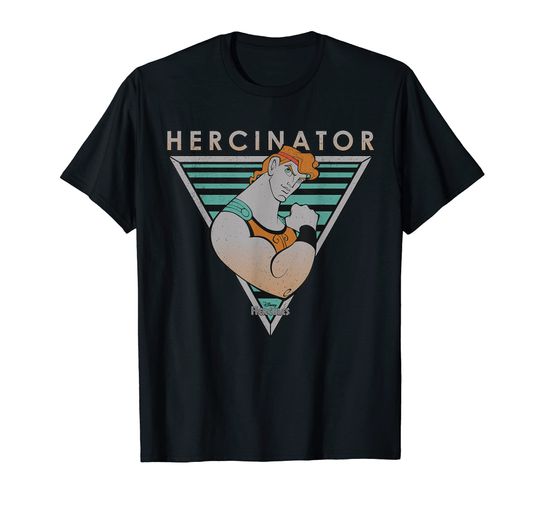 Disney Hercules Hercinator Triangle 90s T-Shirt