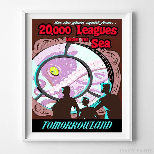 Disney Vintage, Disneyland Poster, Disney World Poster, Disney Art Poster