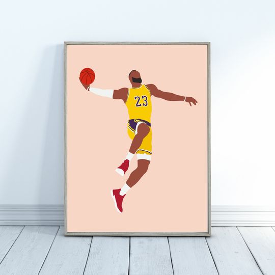 LeBron James Dunk Poster