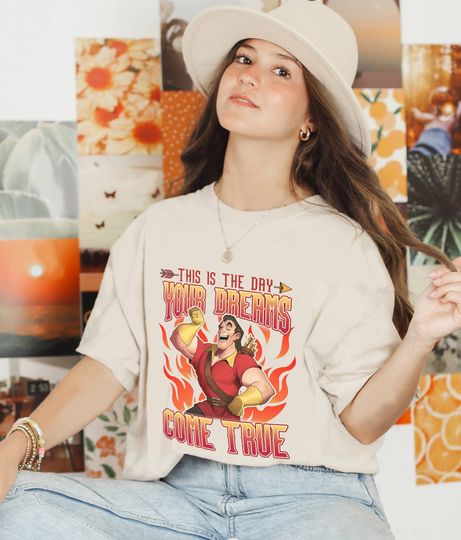 Gaston Dreams Come True Shirt Beauty The Beast Shirt Disney Villains Shirt