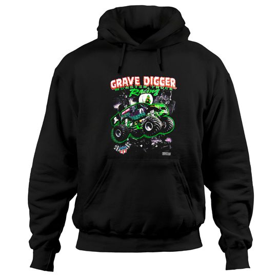 Vintage 1994 Grave Digger Monster Jam Trucks Hoodies