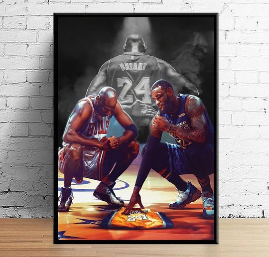 Lebron and Michael Jordan Poster