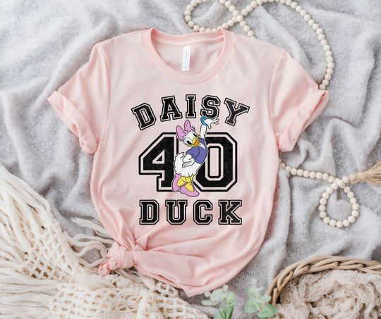 Disney Mickey And Friends Daisy Duck 40 T-Shirt, Daisy Birthday Est 1940 Tee
