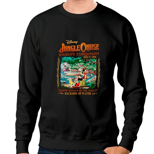 Jungle Cruise Sweatshirts, Jungle Mickey Mouse Sweatshirts, Walt Disneyworld Trip Sweatshirts