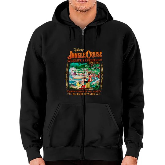 Jungle Cruise Zip Hoodies, Jungle Mickey Mouse Zip Hoodies, Walt Disneyworld Trip Zip Hoodies