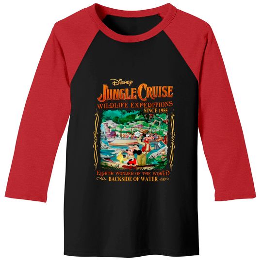 Jungle Cruise Baseball Tees, Jungle Mickey Mouse Baseball Tees, Walt Disneyworld Trip Baseball Tees