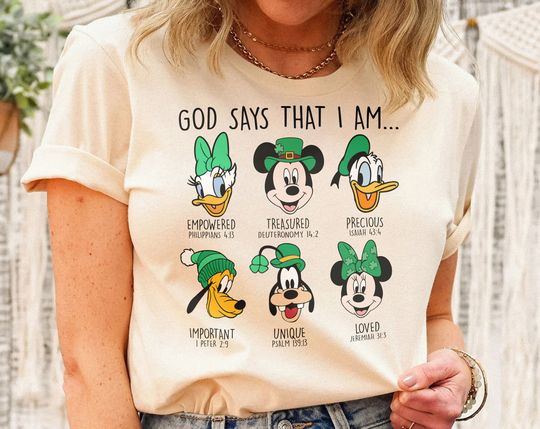 Vintage Disneyland St Patricks Day Shirt, Retro Mickey And Friends Shirt